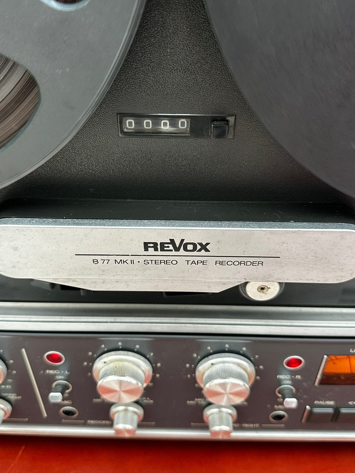 Revox B77 mk2 19/38cms, Enlèvement, Magnétophone, Avec protection anti-poussière