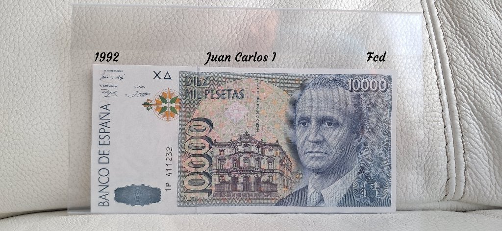 Spanje 10.000 Pesetas - Fdc biljet, Postzegels en Munten, Verzenden, Overige landen, Los biljet