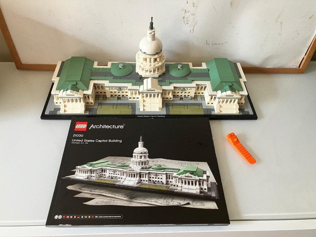 Lego Architecture - 21030 - United States Capitol Building, Kinderen en Baby's, Gebruikt, Lego, Architecture, Ophalen of Verzenden