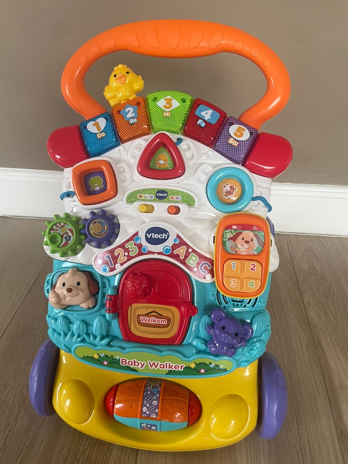 Vtech loopwagentje, Ophalen, Zo goed als nieuw