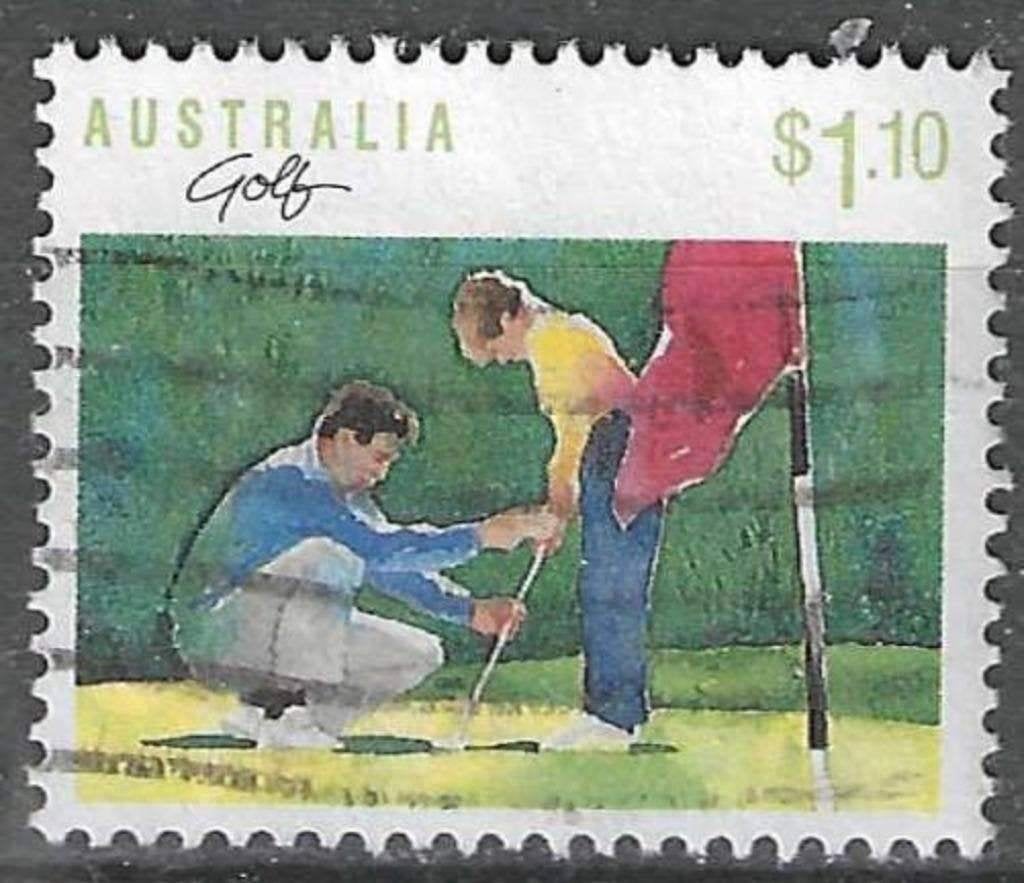 Australie 1989 - Yvert 1106G - Golf (ST), Postzegels en Munten, Verzenden, Gestempeld