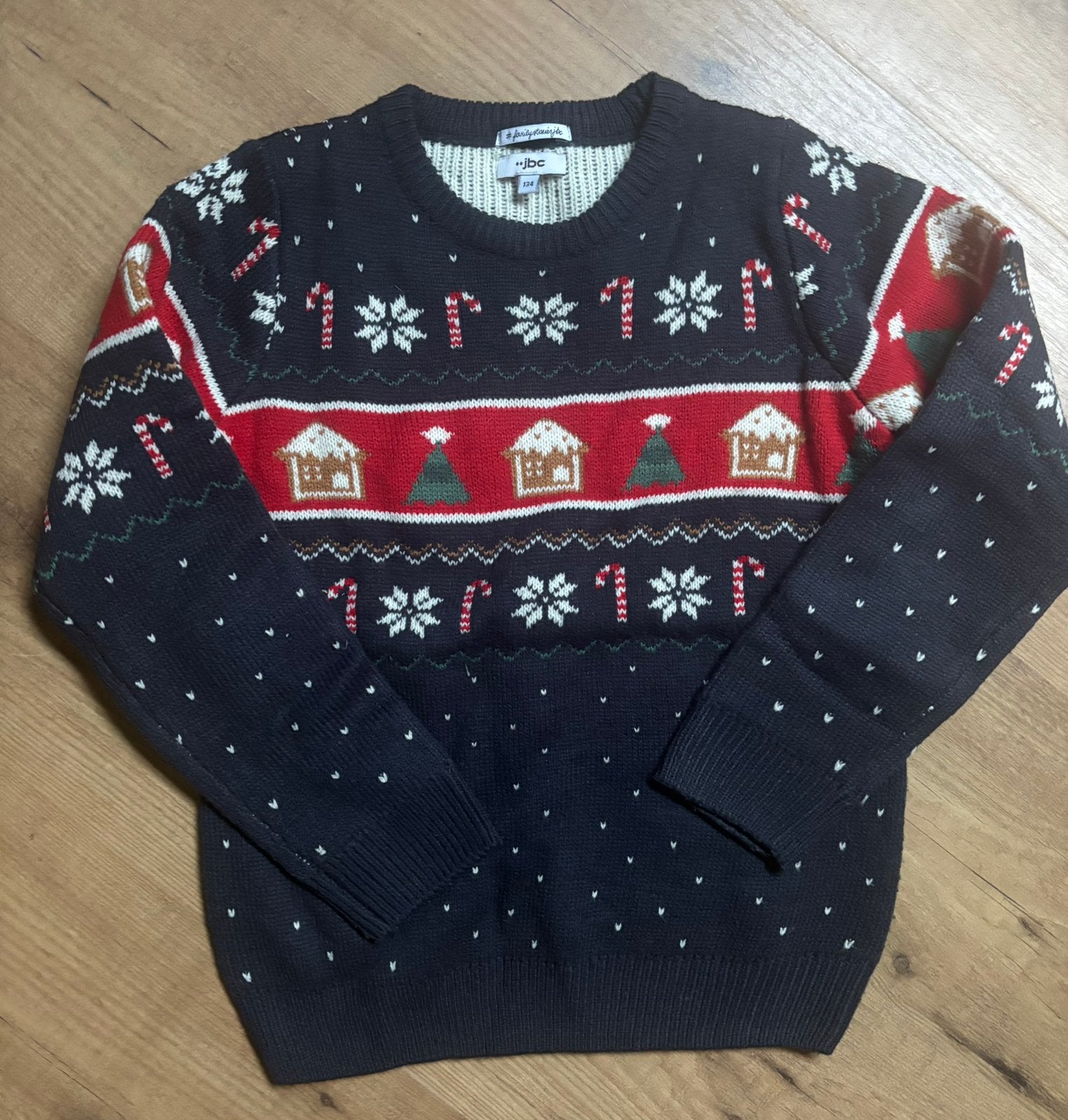 Nieuwe Kersttrui maat 134, Ophalen, Zo goed als nieuw