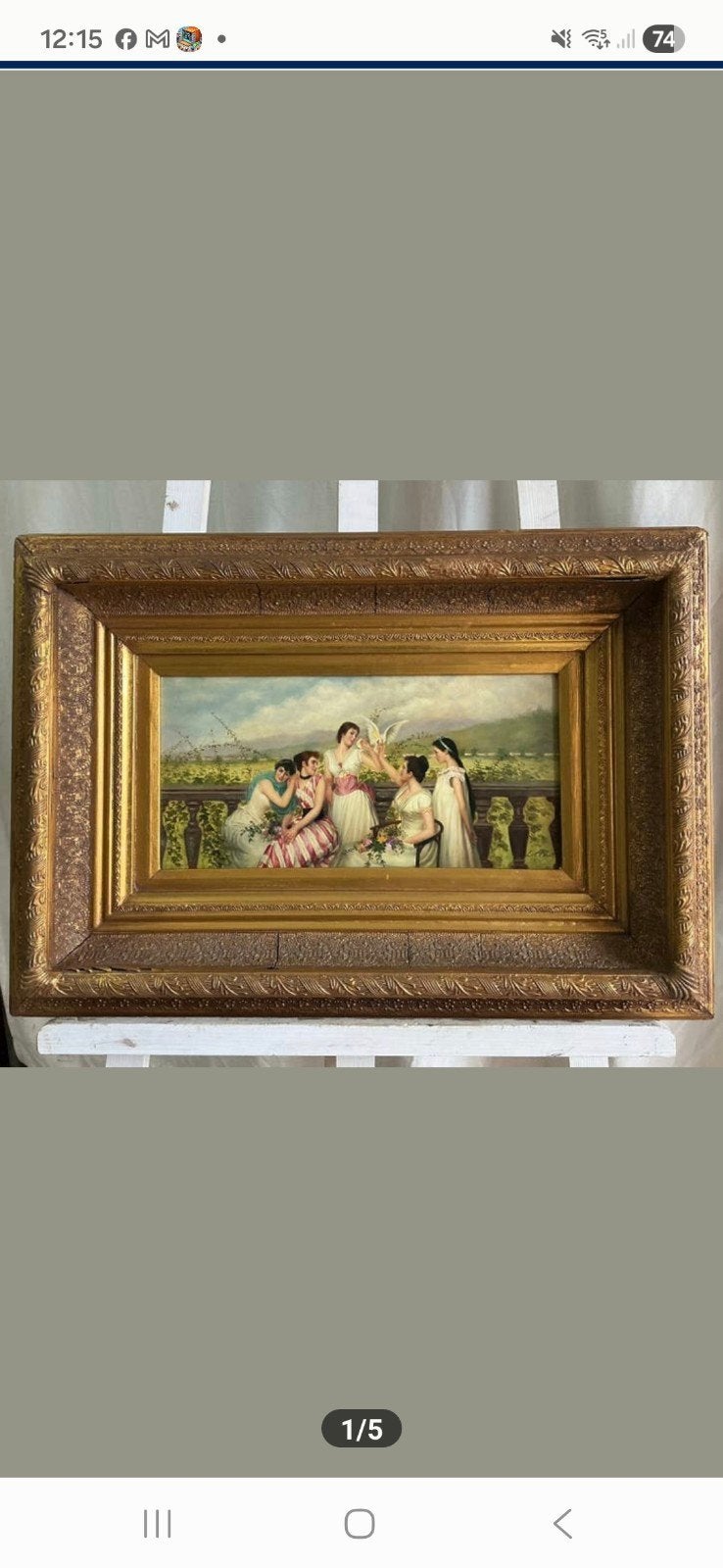 Schilderij dames, Ophalen of Verzenden