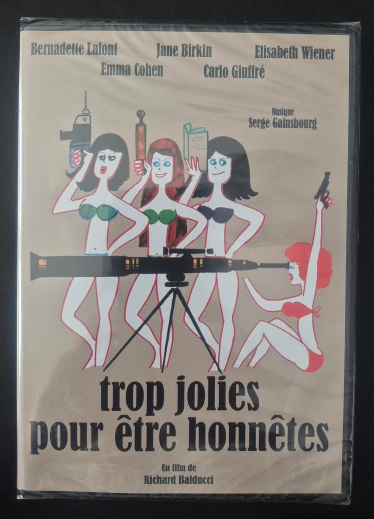 Dvd Trop jolies pour être honnêtes ( Jane Birkin,...), Enlèvement ou Envoi