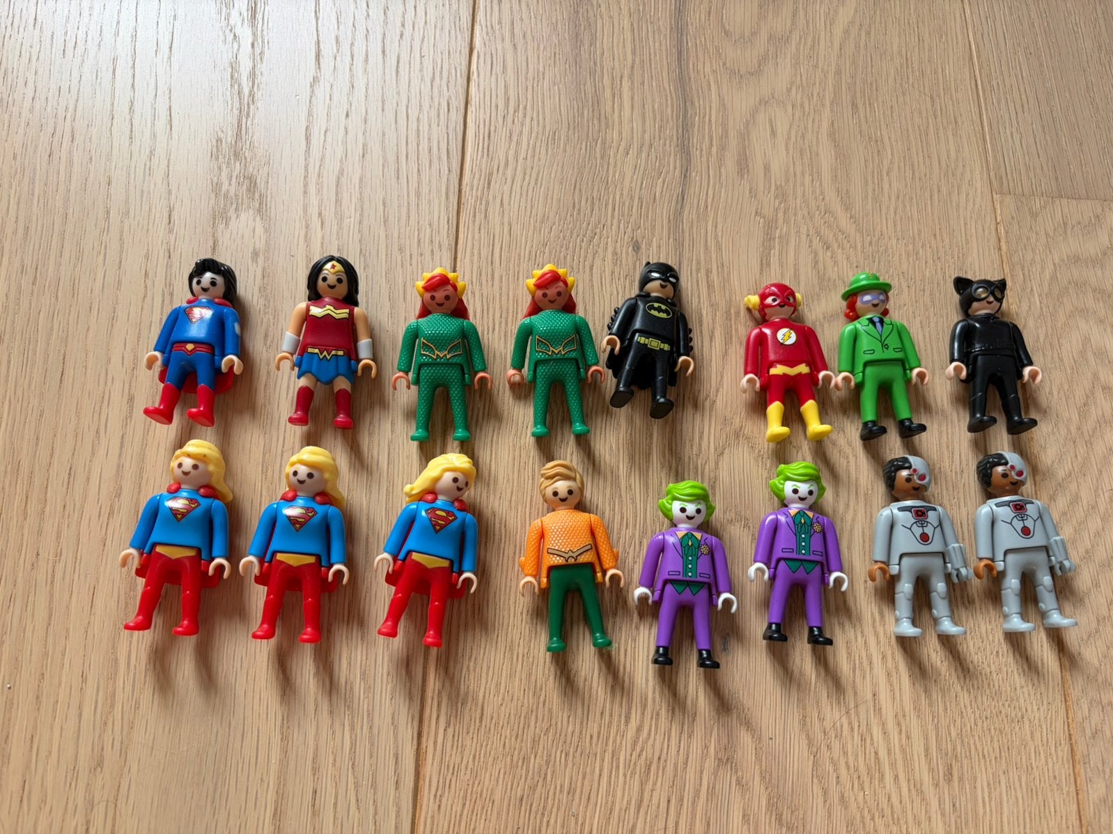 Playmobil superhelden poppetjes, Ophalen of Verzenden, Zo goed als nieuw, Losse onderdelen, Figuren