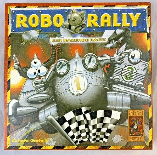 Robo Rally RoboRally Bordspel 999 Games Compleet spel, Hobby en Vrije tijd, Een of twee spelers, Verzenden, Zo goed als nieuw