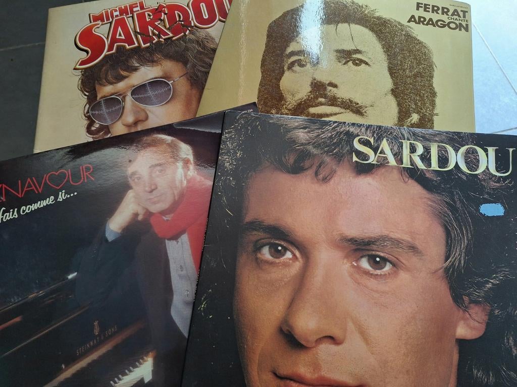 Lot 84 x Lp's Vinyl - Chanson Française 33 RPM, Enlèvement ou Envoi