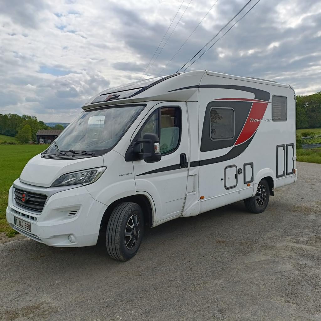 Camper Burnstner Travel Van T590 G, Caravans en Kamperen, Ringverwarming, Fiat, Particulier, Fiat