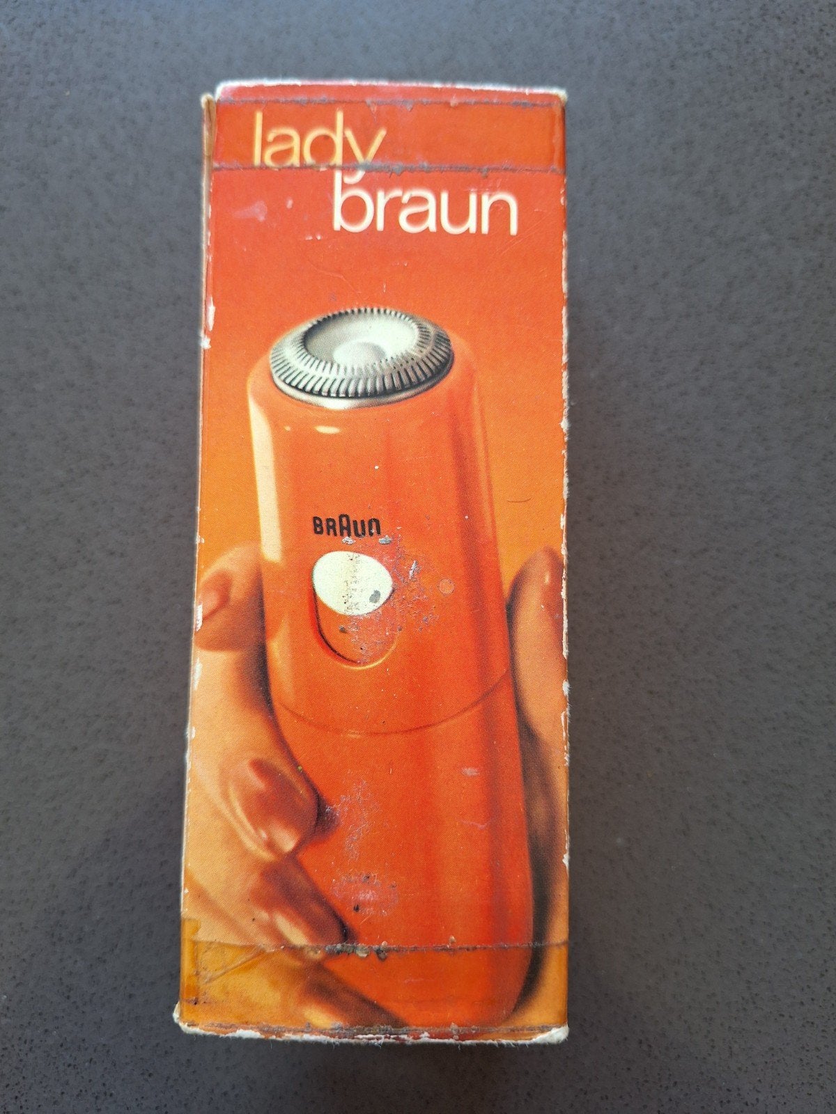 épilatoire design Braun 1972, Antiquités & Art, Enlèvement ou Envoi, Objet, Orange, Plastique