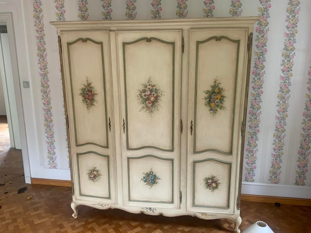 Prachtige vintage romantische kleerkast, Huis en Inrichting, Ophalen, Gebruikt