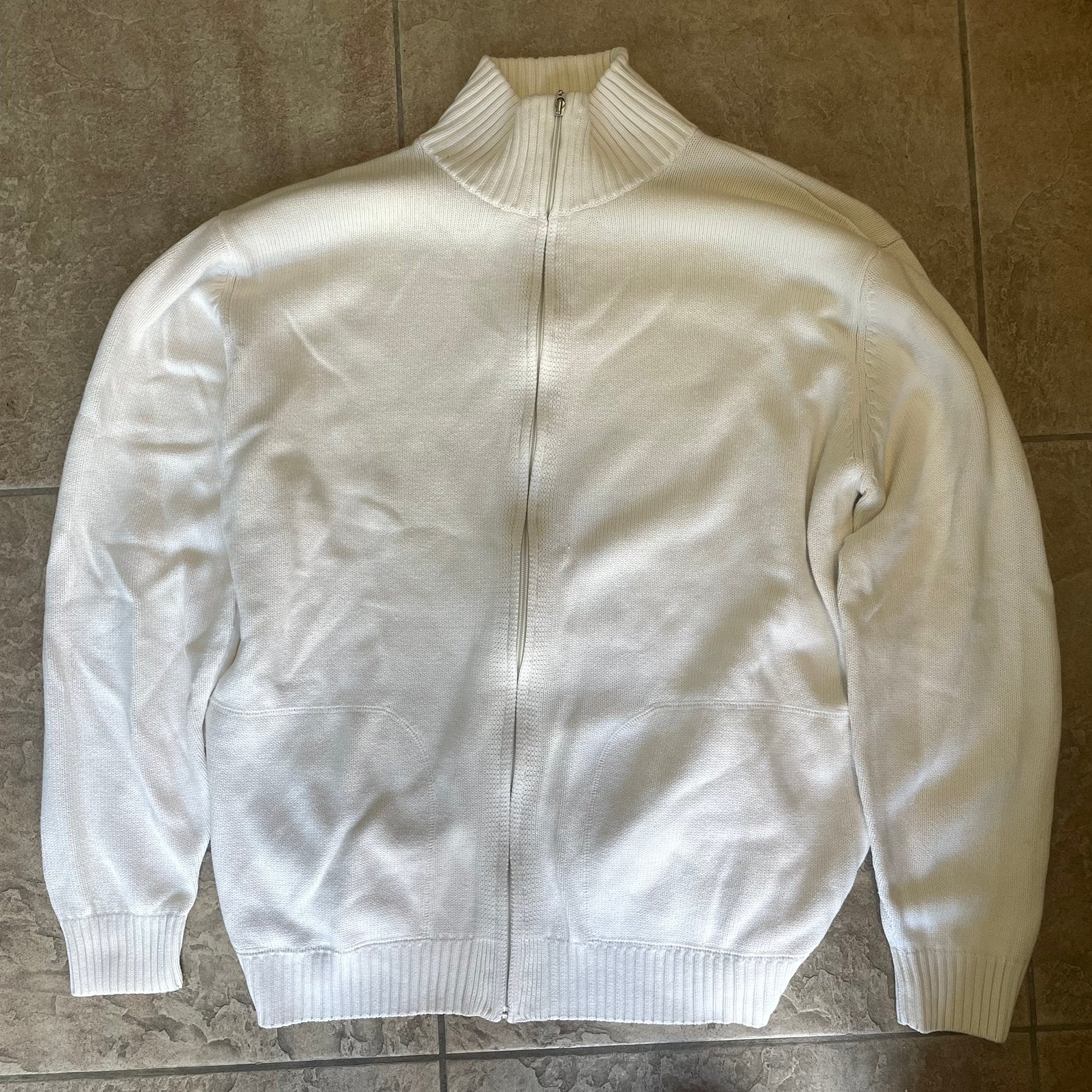Fynch-Hatton sweater met rits– Maat XXL – Perfecte staat, Kleding | Heren, Truien en Vesten, Verzenden, Zo goed als nieuw, Wit