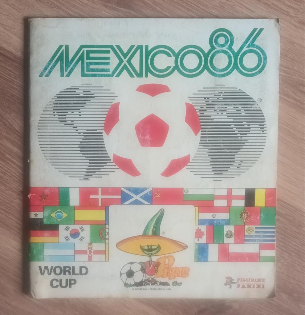 ALBUM PANINI MEXICO 86 COMPLEET, Verzamelen, Ophalen of Verzenden