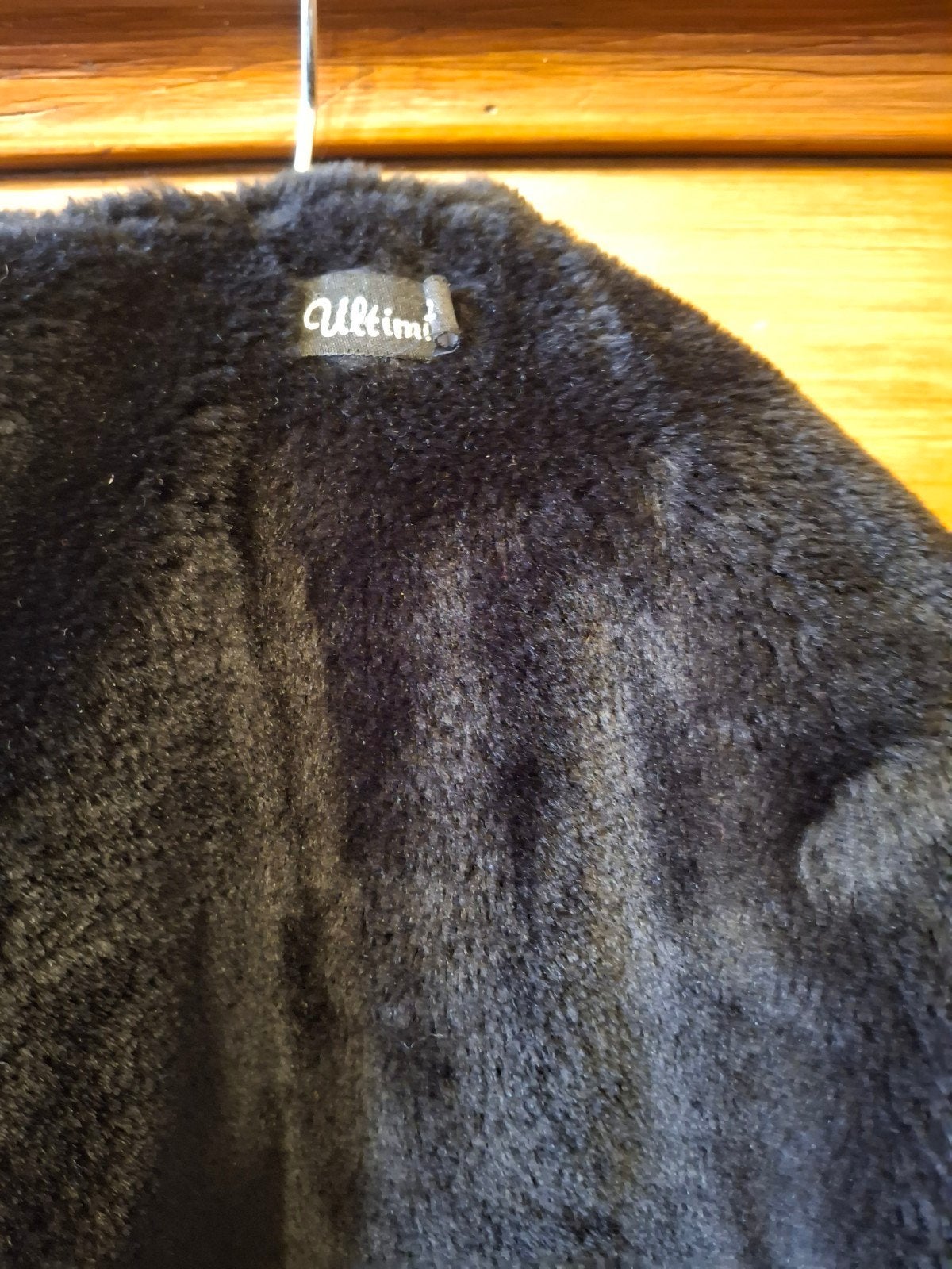 manteaux pour hommes doublés en peau de mouton noirs, Comme neuf, Enlèvement, Ultimi, Taille 48/50 (M)