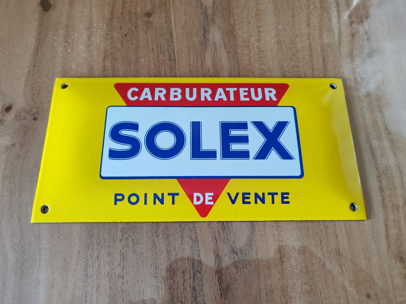 Michelin 3ESolex emaille plaat, Ophalen of Verzenden, Zo goed als nieuw, Reclamebord