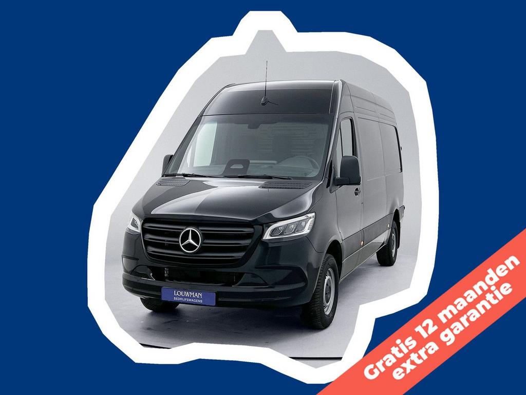 Mercedes-Benz Sprinter 317 CDI L2H2 Facelift Led 3500KG trek, Auto's, Automaat, Zwart, Bedrijf, Diesel