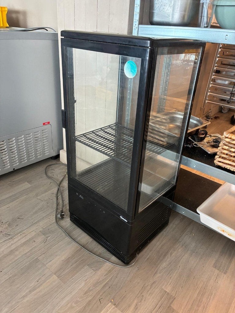 Bartscher Horeca Koelvitrine Zwart, Ophalen, Gebruikt, 85 tot 120 cm