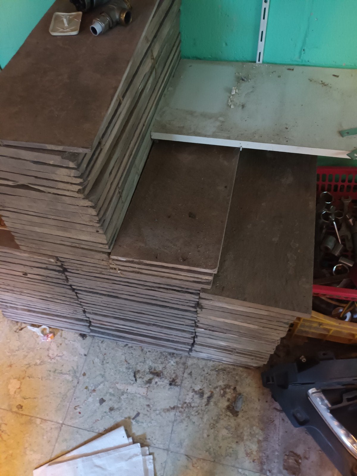 carreaux en pierre naturelle, Enlèvement