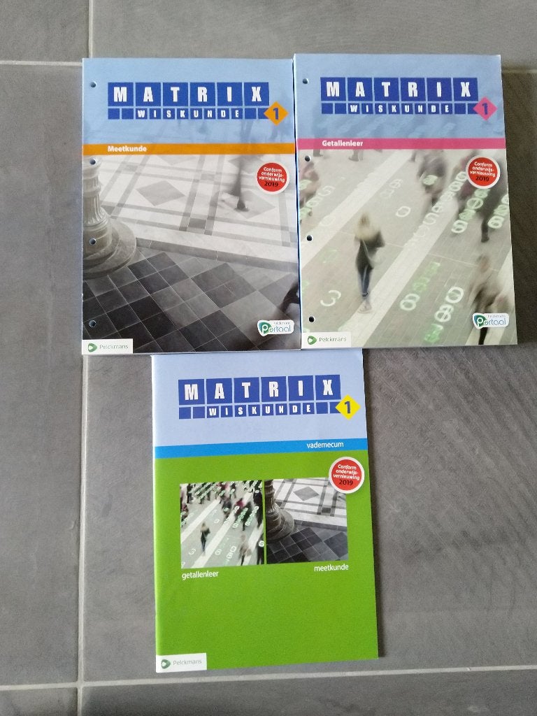 Matrix: leerwerkschriften wiskunde voor 1ste jaar so, Boeken, Ophalen, Nieuw