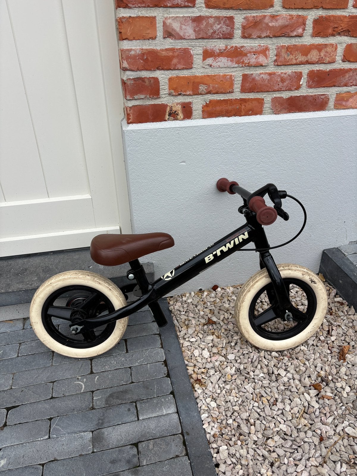 Loopfietsje vintage met rem, Ophalen, Zo goed als nieuw