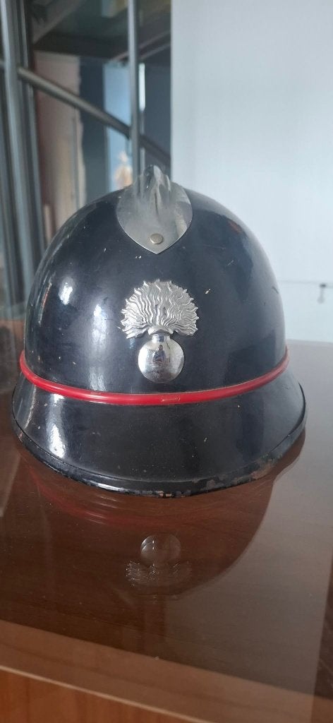 Belgique_Casque parade Gendarmerie/Rijkswacht 1948-1970, Collections, Objets militaires | Général, Enlèvement ou Envoi, Gendarmerie