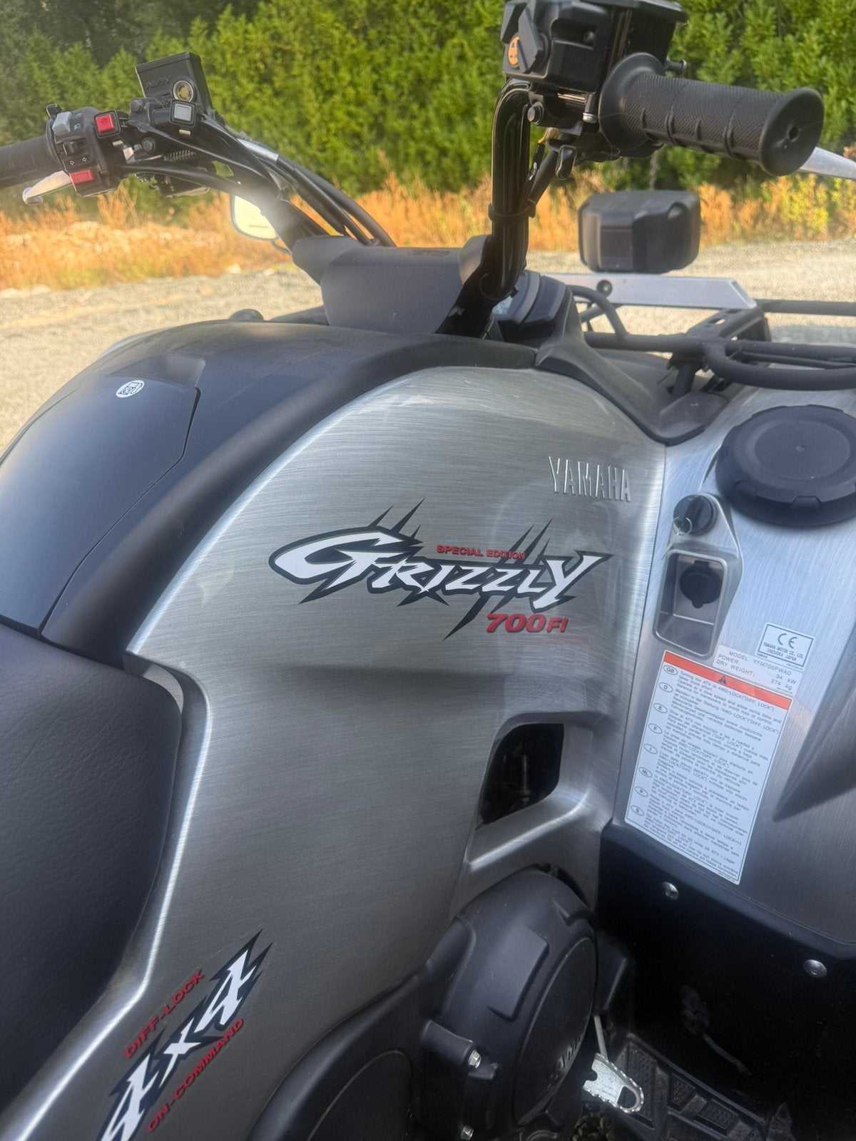 Yamaha Grizzly 700 fi, Enlèvement, Comme neuf, Yamaha