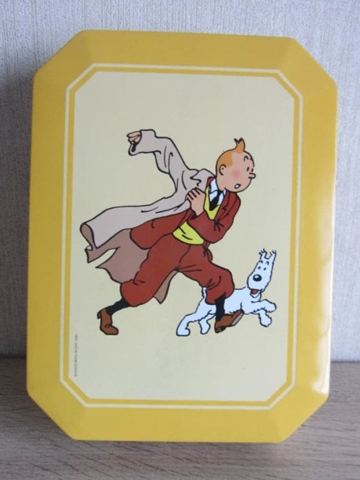 3 verschillende blikken dozen van Kuifje, Verzamelen, Ophalen of Verzenden, Kuifje, Zo goed als nieuw