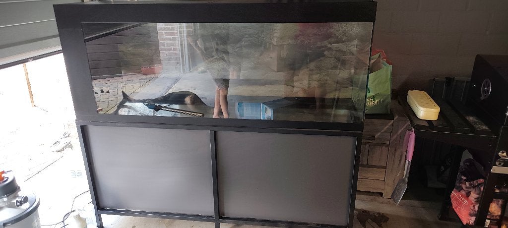 aquarium 1.50m, Ophalen, Gebruikt, JBL, Inclusief deksel