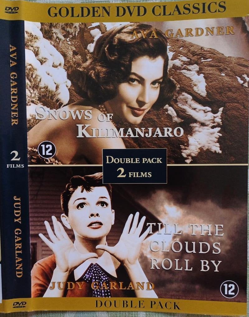 dvd SNOWS OF KILIMANDJARO / TILL THE CLOUDS ROLL BY  2 FILMS, CD & DVD, Enlèvement ou Envoi, Comme neuf, Comédie musicale