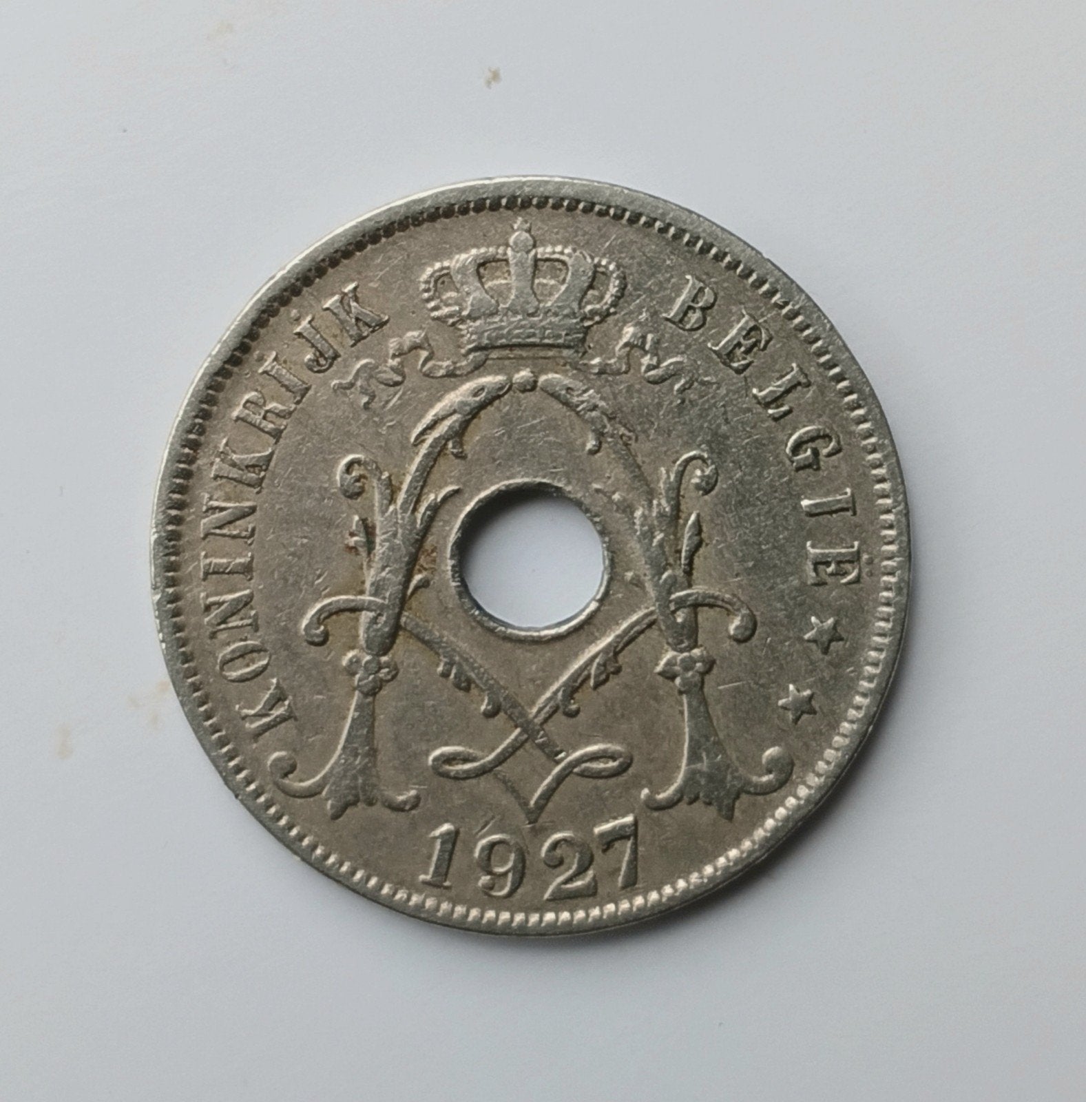 25 centiem 1927 VL     (973), Ophalen of Verzenden, Losse munt