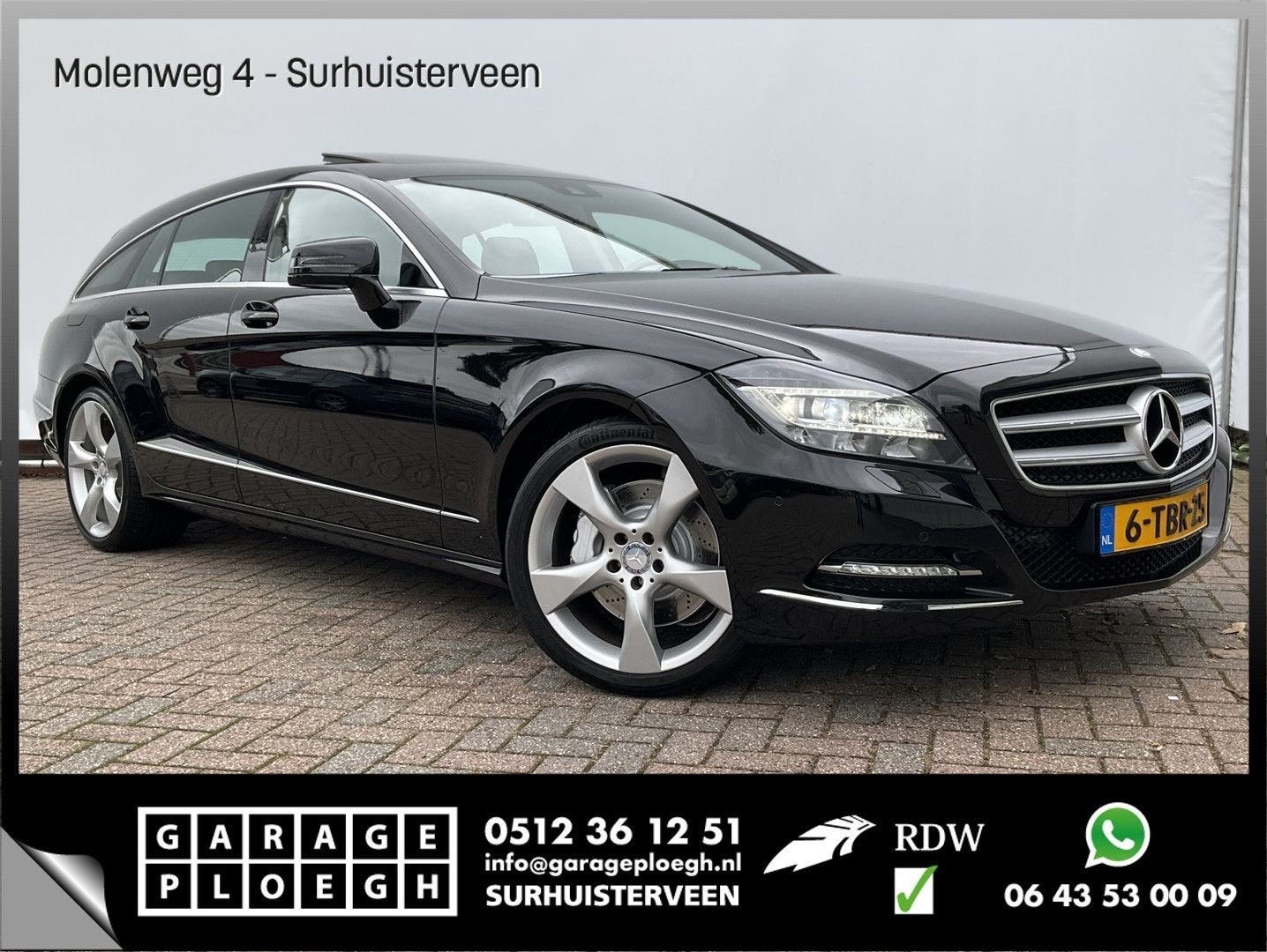 Mercedes-Benz CLS 350 Shooting Brake CDI 6-Cilinder Automaat, Automaat, Zwart, Bedrijf, CLS