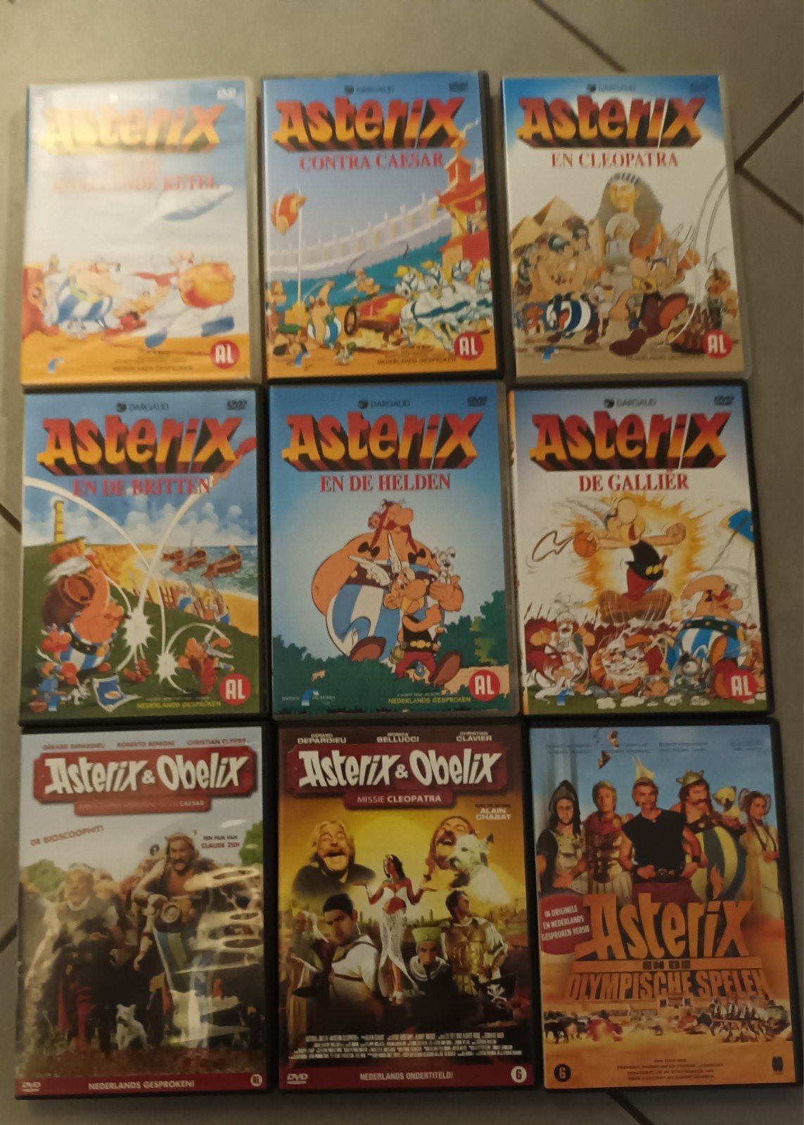 Dvd pakket Asterix en Obelix, Cd's en Dvd's, Ophalen of Verzenden