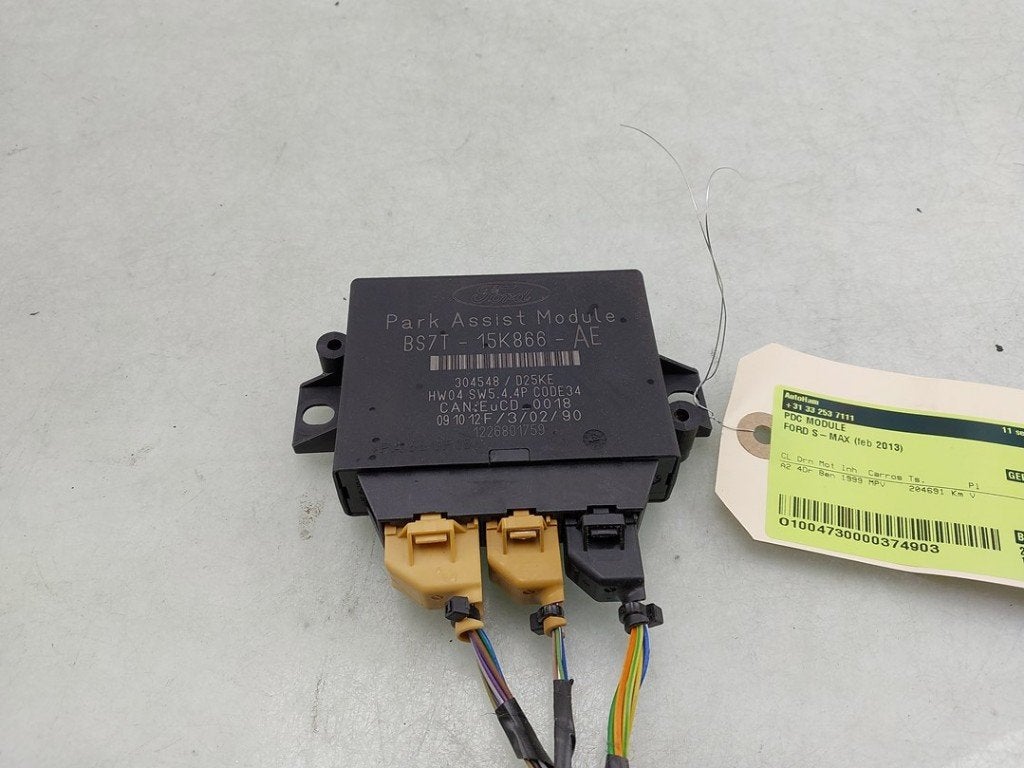 ORDINATEUR AIDE AU STATIONNEMENT Ford S-Max (GBW), Henry-Ford-Straße  1
50735  Köln, DE, Ford-Werke GmbH, Kunden@ford.com, Ford
