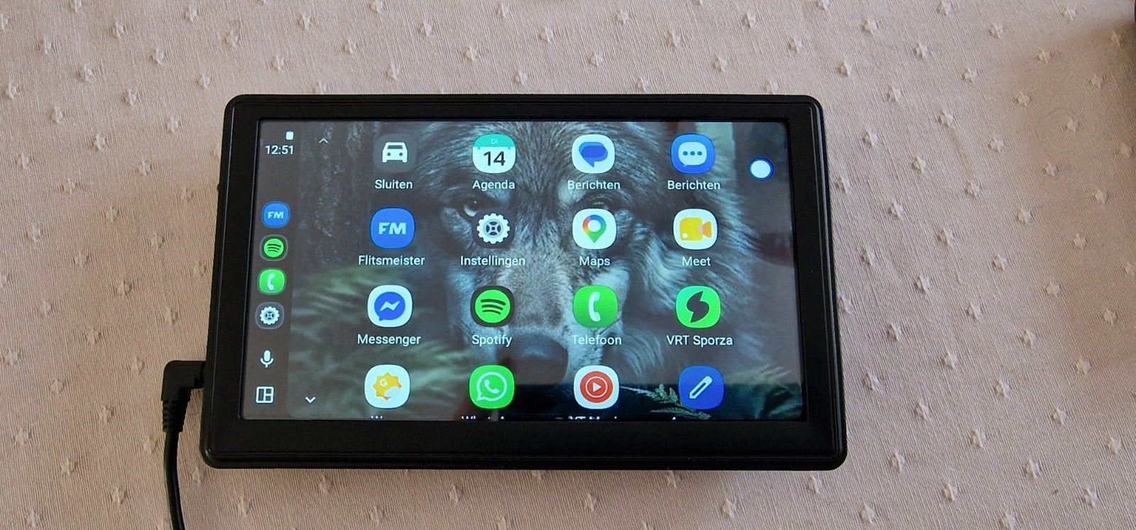 Carplay scherm Android en Apple carplay 7 inch, Ophalen of Verzenden, Gebruikt