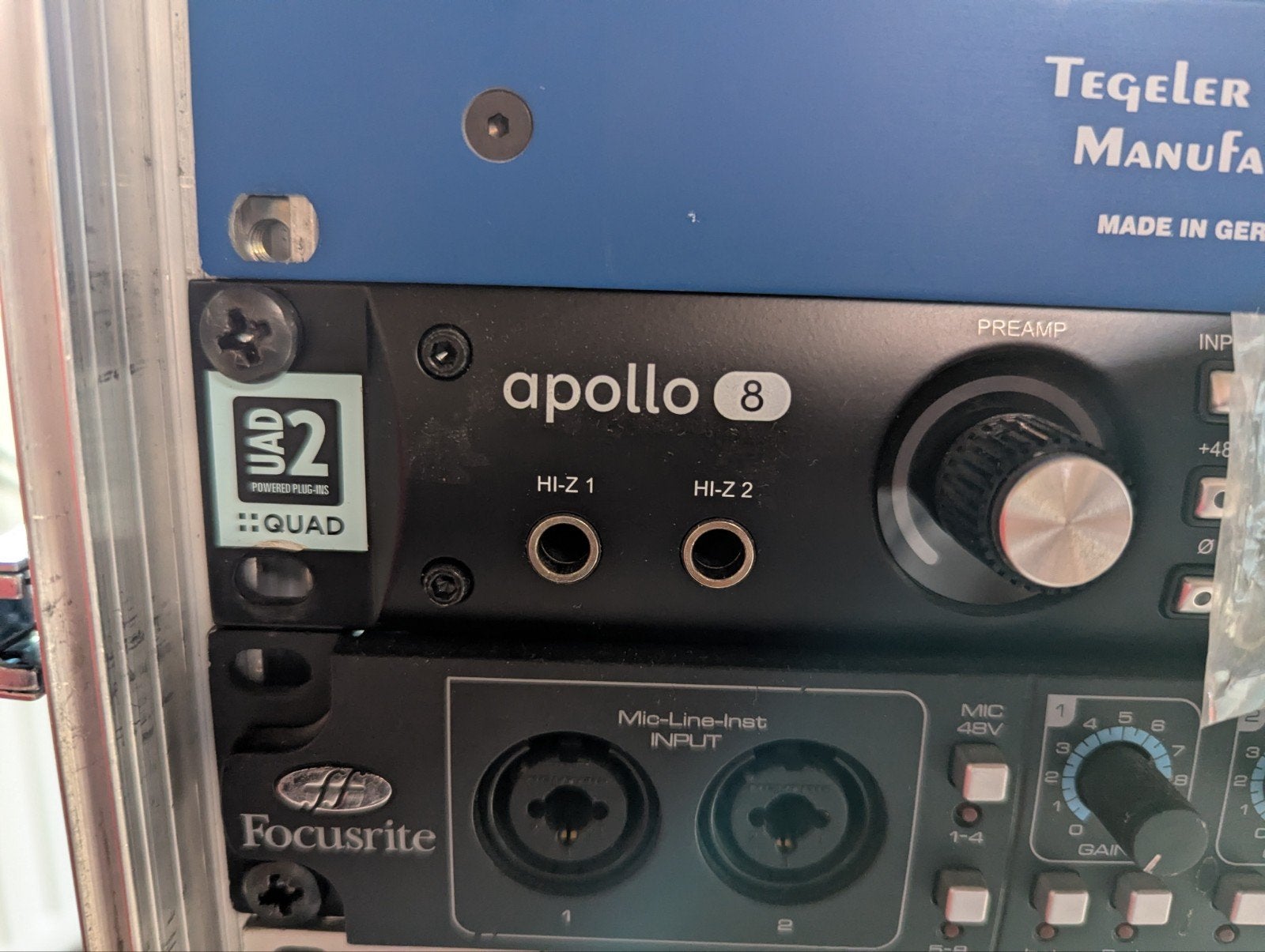 Universal Audio Apollo 8 QUAD mkII UAD (Black), TV, Hi-fi & Vidéo, Appareils professionnels, Enlèvement, Utilisé, Audio