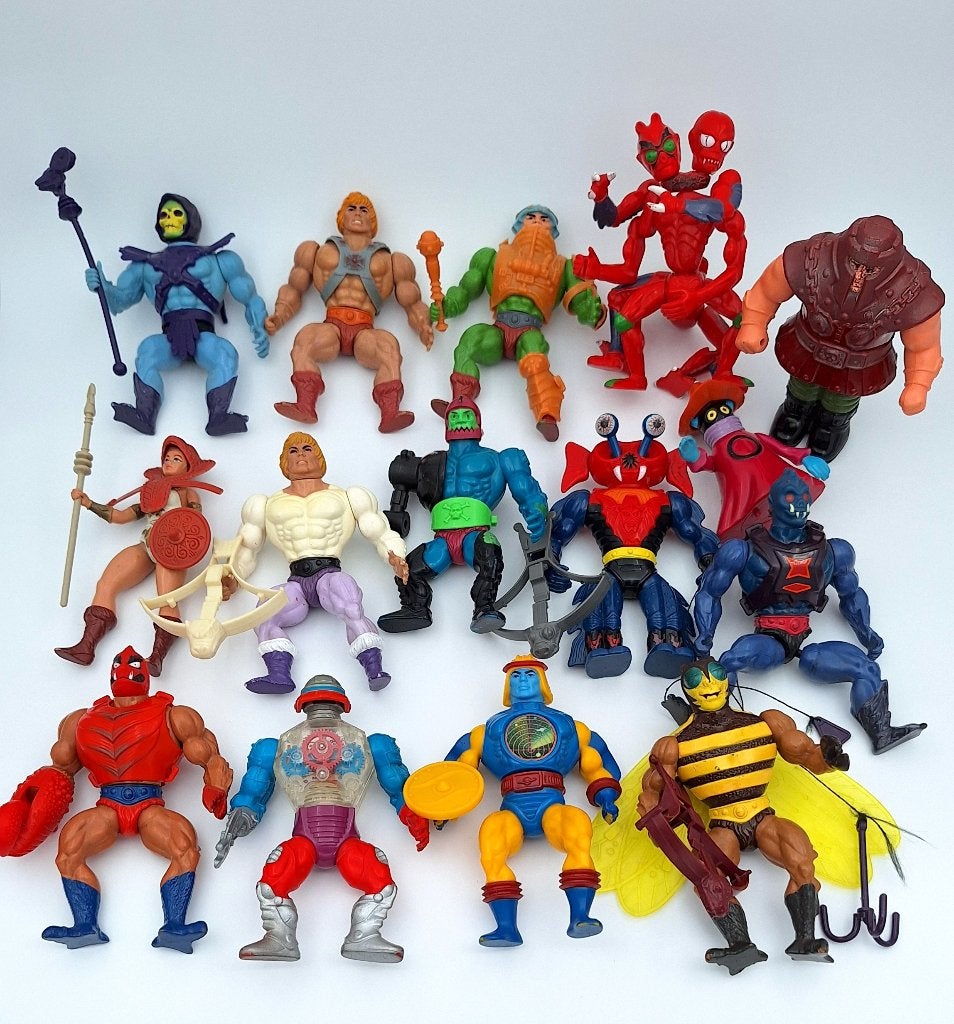 Masters of the Universe Lot Wave 1-4 1982 Mattel Origineel, Verzamelen, Speelgoed, Gebruikt, Verzenden