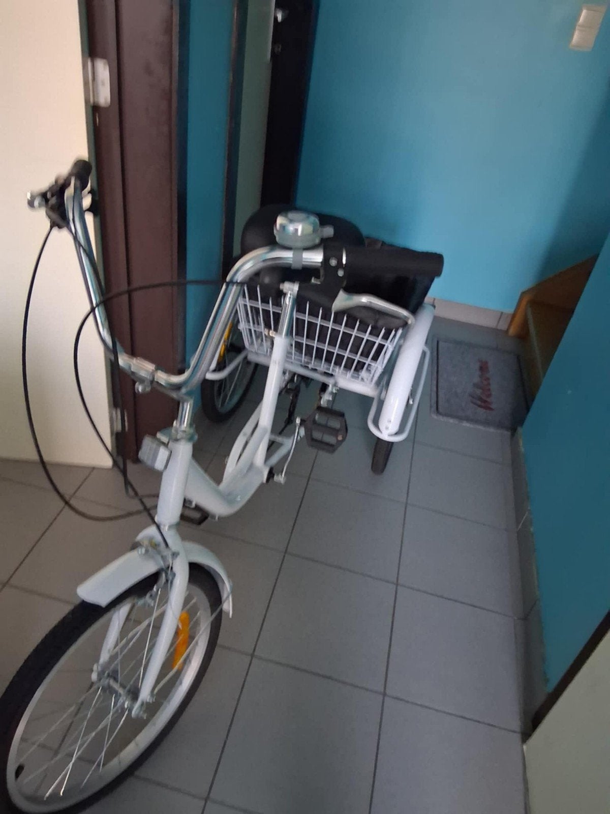 driewieler met mandje, Fietsen en Brommers, Velgrem, 16 tot 18 inch, Versnellingen, Zo goed als nieuw