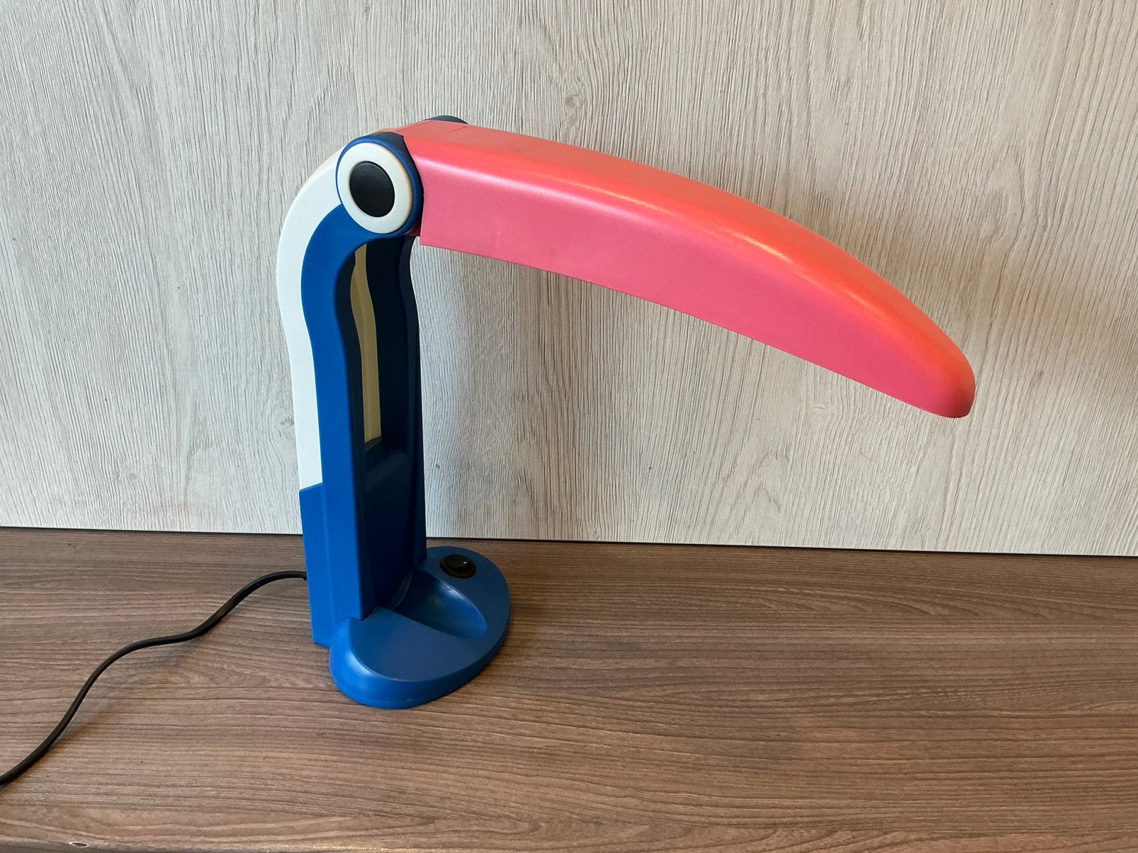 Vintage toekan lamp, Ophalen of Verzenden, Zo goed als nieuw, Vintage