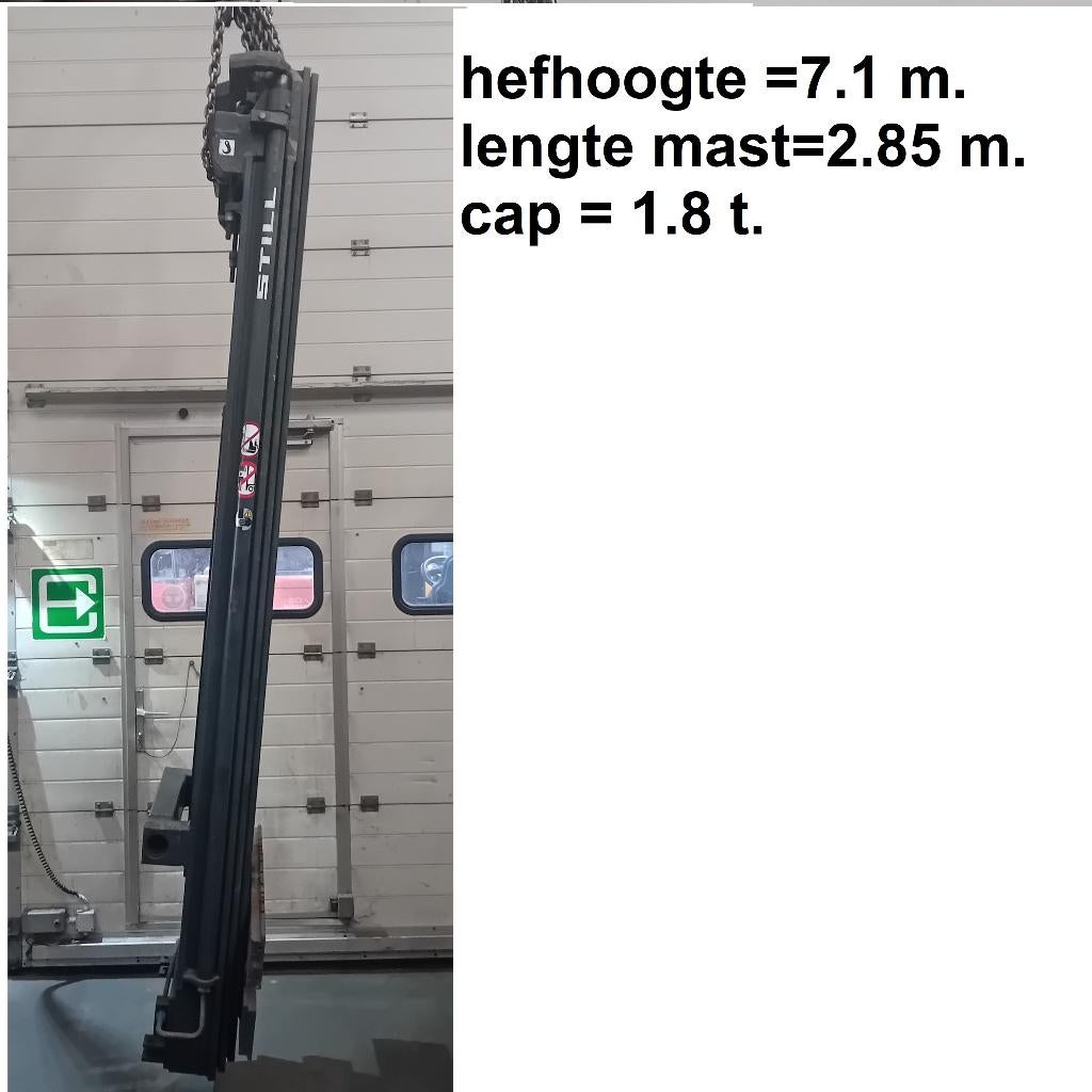 hefmasten(lift),vorken van heftrucks(mat (chariot elevateur), Doe-het-zelf en Bouw, Ophalen, Gebruikt