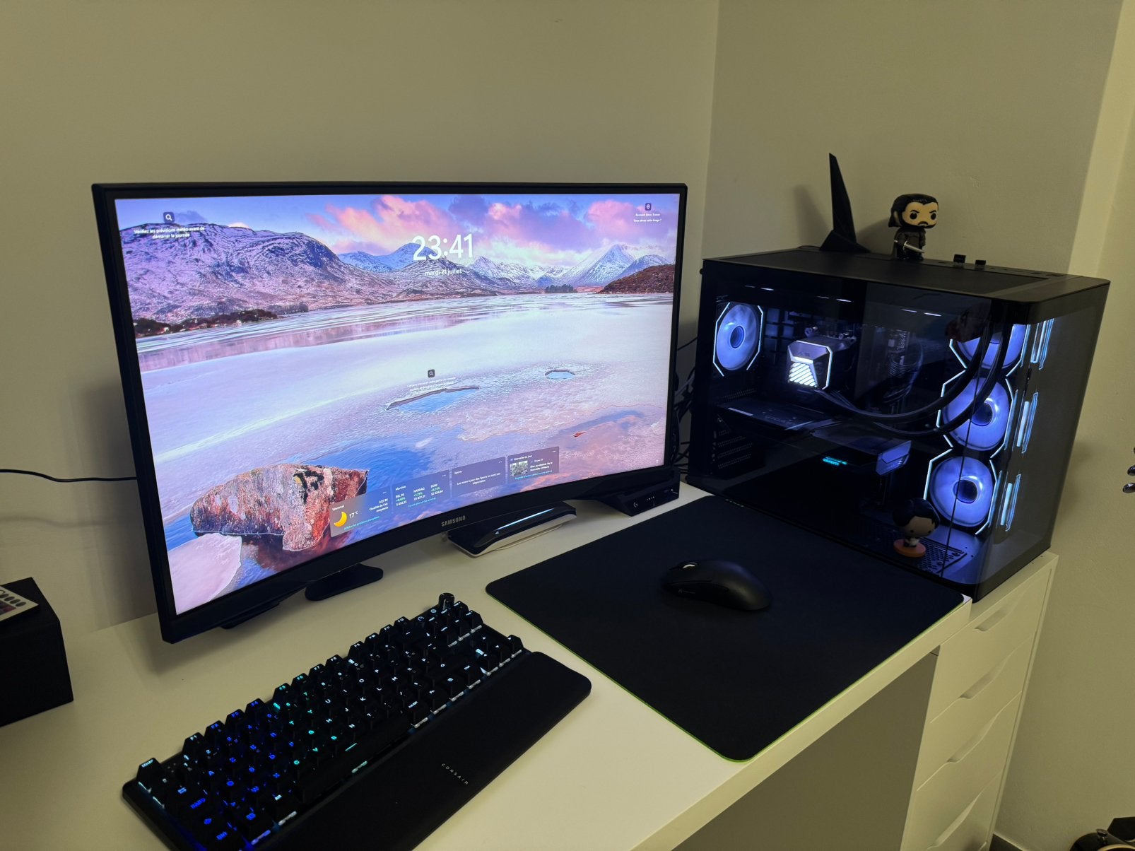 PC Gamer + Ecran + Clavier + Souris (Setup Complet), Enlèvement, Comme neuf, Gaming, SSD