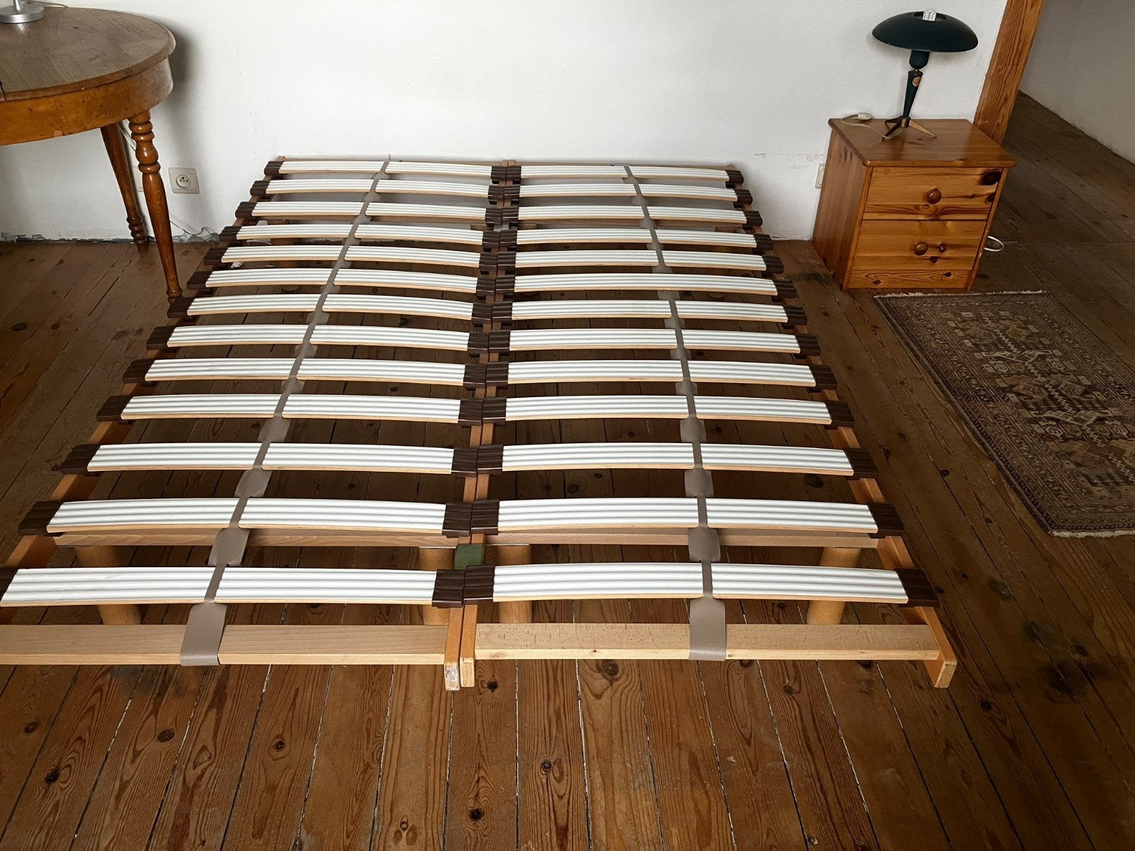 Sommiers à lattes en bois sur pieds (140x200 cm), Maison & Meubles, Chambre à coucher | Matelas & Sommiers, Queen size, 140 cm