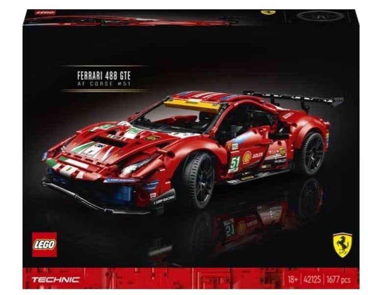 Lego Technic 42125 Ferrari 488 GTE Sealed, Lego, Nieuw, Ophalen of Verzenden, Compleet