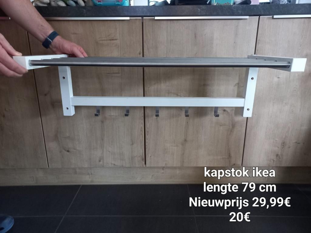 Kapstok ikea, Ophalen