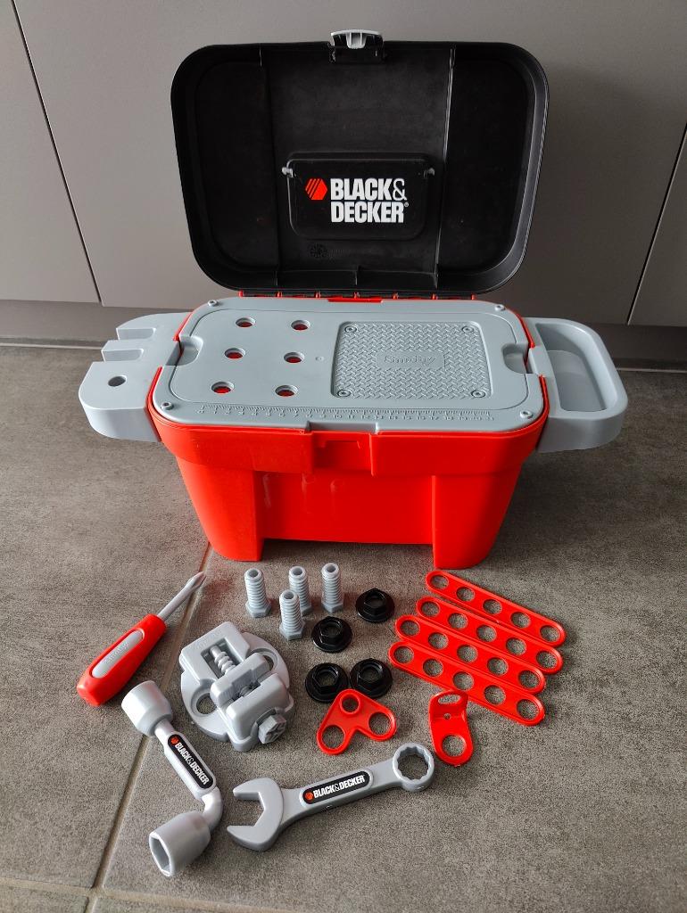 Smoby black&decker speelgoed gereedschapskist, Ophalen, Gebruikt