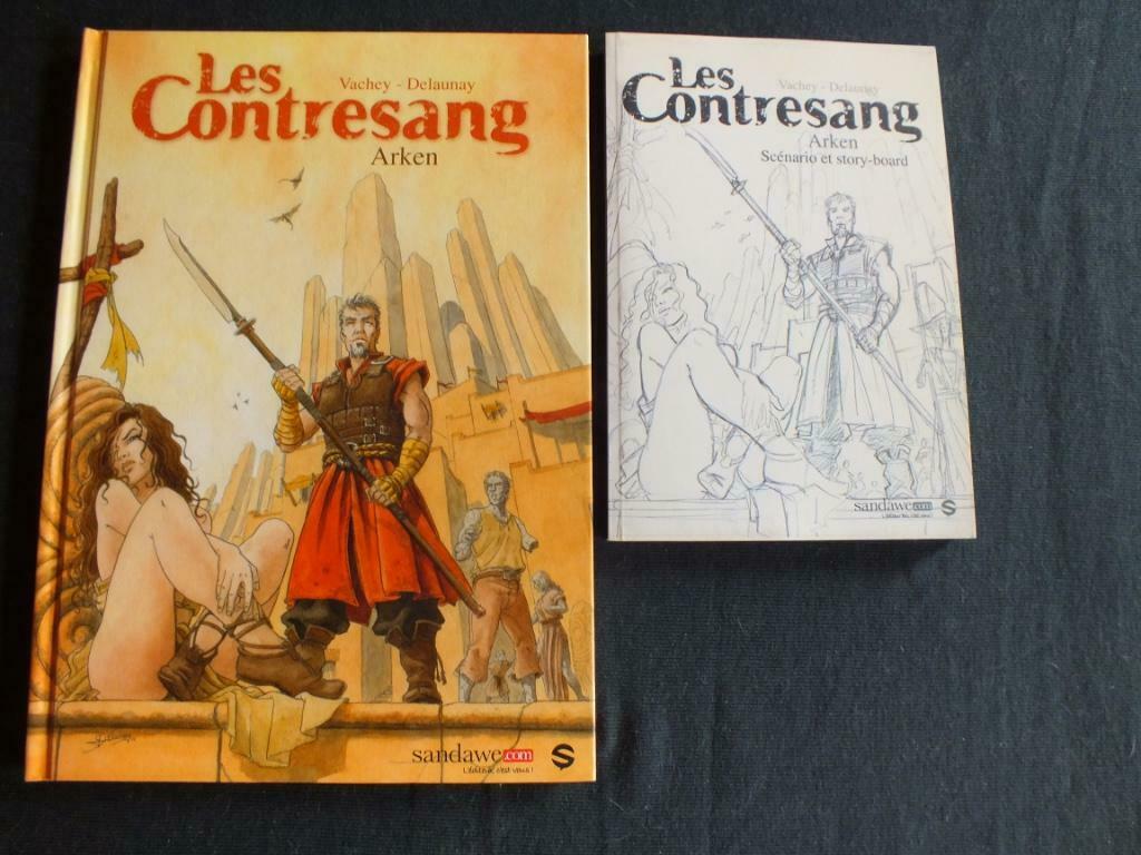 LES CONTRESANG (1 ALBUM).           EDITIONS SANDAWE, Une BD, Enlèvement ou Envoi, Neuf, VACHEY - DELAUNAY