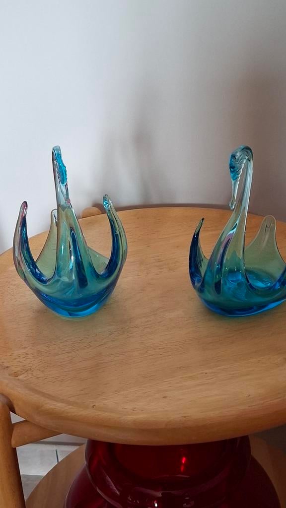 Décoration canards en verre, Ophalen