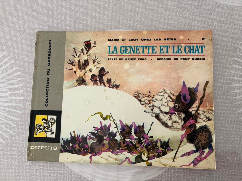 BD “La Genette et le Chat” Dupuis, Col du Carrousel (1969), Boeken, Stripverhalen, Zo goed als nieuw, Ophalen of Verzenden