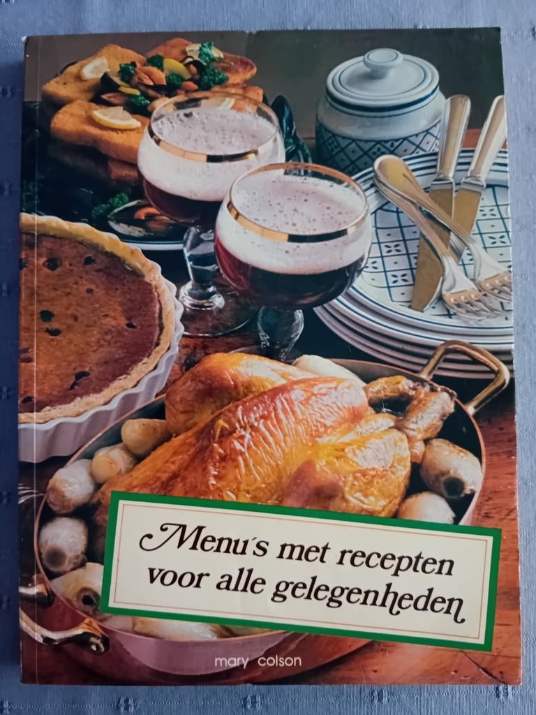 Menu's met recepten voor alle gelegenheden, Enlèvement ou Envoi, Comme neuf