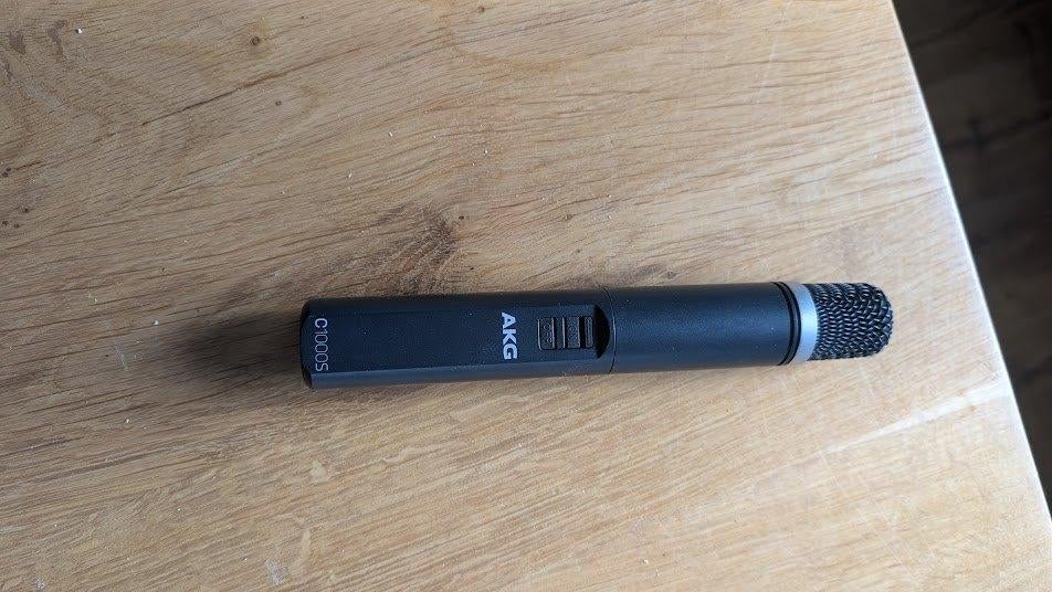 Condenser Mic AKG C1000S  Small Diaphragm Condenser Mic, Ophalen of Verzenden, Zo goed als nieuw, Instrumentmicrofoon
