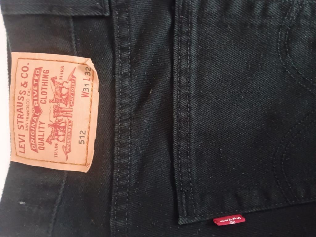 Nieuwe levi's 512 bootcut kleur zwart maat 31/32, Enlèvement, Neuf, Noir