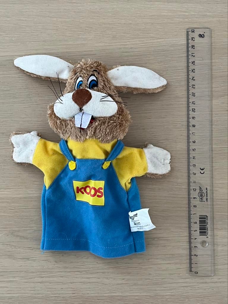 Handpop Koos Konijn, Ophalen of Verzenden, Zo goed als nieuw, Konijn
